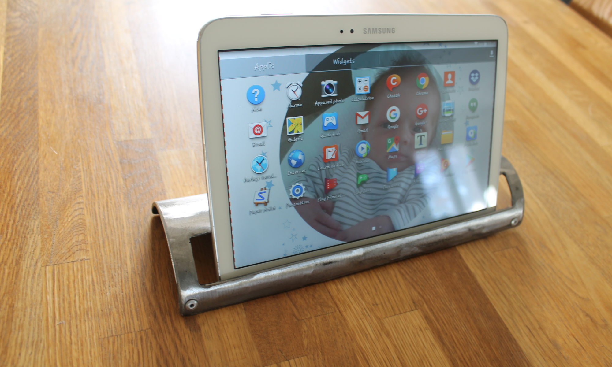 Support tablette en acier & rivets